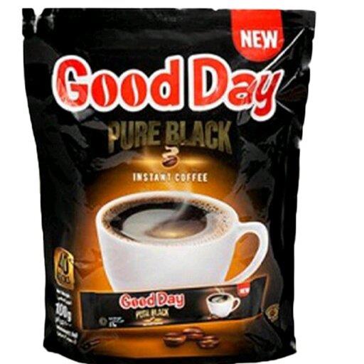 قهوه فوری گوددی بلک  Good Day pure Black  بسته 40